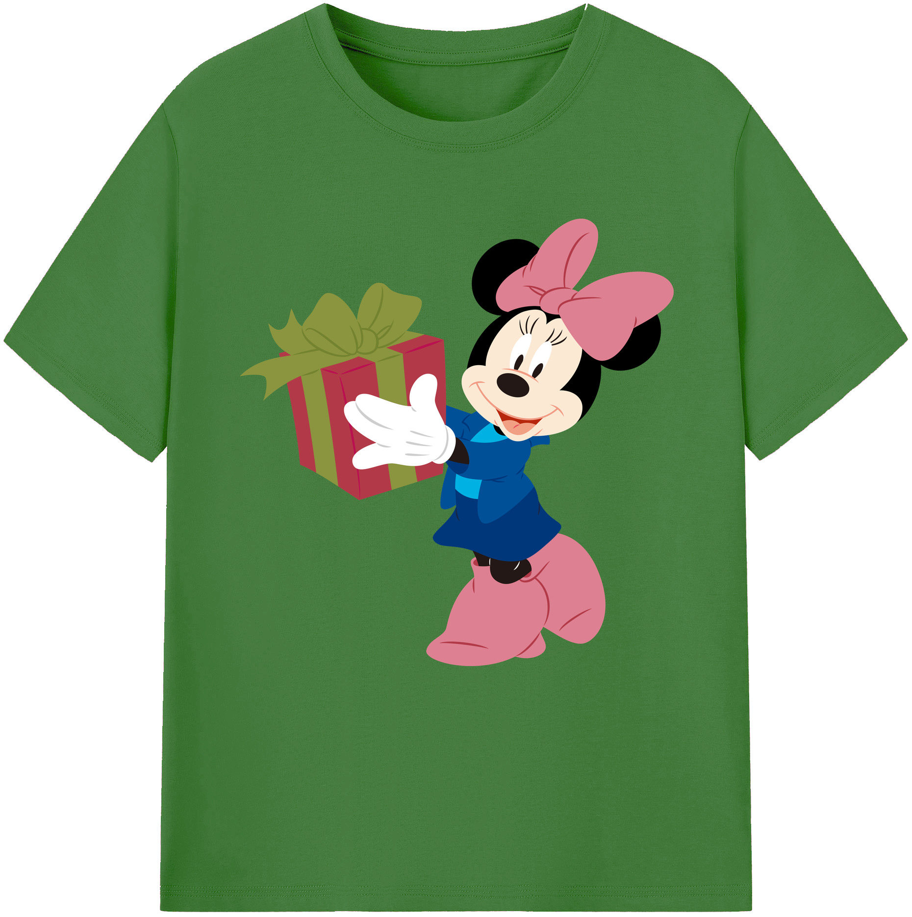 （画像用） ミッキーマウス Mickey Mouse レディースカジュアルプリントTシャツ（綿100％）